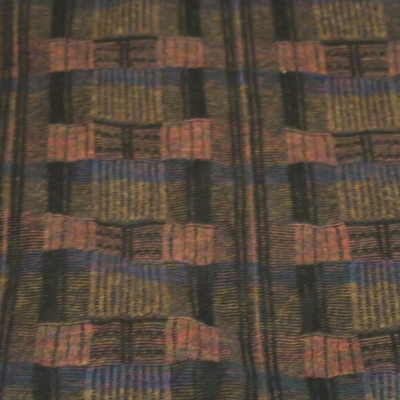 L. Etienne Pour Homme Geometric Patchwork Sweater Men’s Sz 2XLT Tall Made in USA - Picture 2 of 6